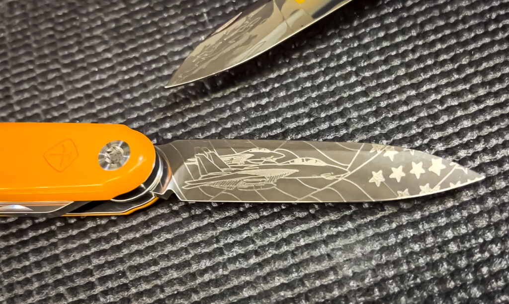 Some Cool ASK Laser Engraved Blades